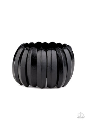 Colorfully Congo - Black - Paparazzi Bracelet