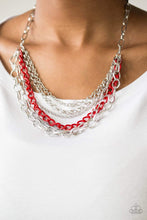 Load image into Gallery viewer, (Coming Soon) Color Bomb - Red - Paparazzi Necklace