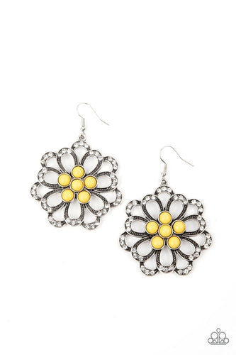 (Coming Soon) Dazzling Dewdrops - Yellow - Paparazzi Earrings