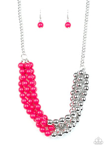 (Coming Soon) Layer After Layer - Pink - Paparazzi Necklace