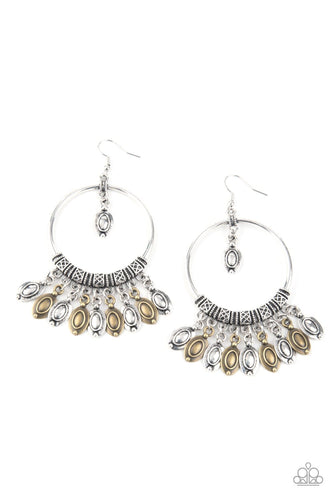 (Coming Soon) Metallic Harmony - Multi -Paparazzi Earrings