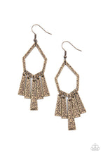 Load image into Gallery viewer, (Coming Soon) Museum Find - Brass - Paparazzi Earrings