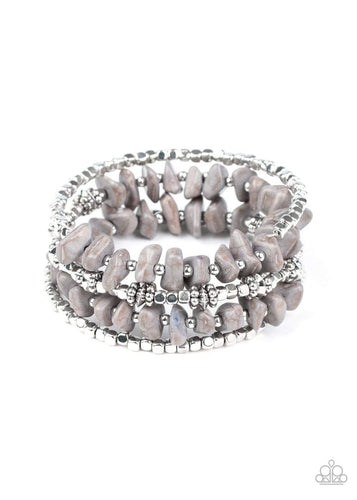 (Coming Soon) Rockin Renegade - Silver - Paparazzi Bracelet