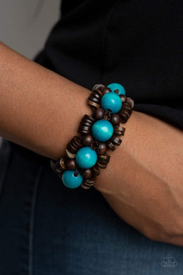 (Coming Soon) Tropical Temptations - Blue - Paparazzi Bracelet