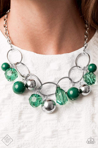 Cosmic Getaway - Green - Paparazzi Necklace