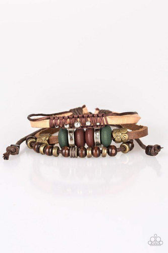 Country Campout - Brown - Paparazzi Bracelet