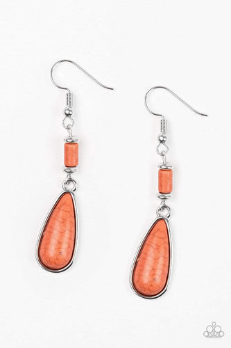 Courageously Canyon - Orange Earrings