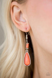 Courageously Canyon - Orange Earrings