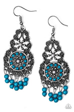 Load image into Gallery viewer, Courageously Congo - Blue - Paparazzi Earrings