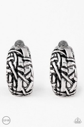 Couture Collision - Silver Earrings