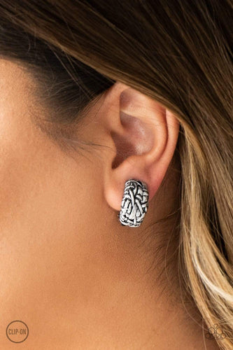 Couture Collision - Silver Earrings