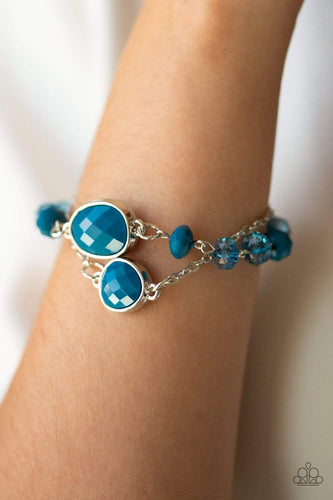 Crowd Pleaser - Blue - Paparazzi Bracelet