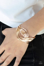 Load image into Gallery viewer, Curvaceous Curves - Gold Bracelet