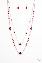 Load image into Gallery viewer, Dazzle The Crowd - Red - Paparazzi Necklace