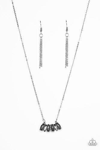 Deco Decadence - Silver Necklace