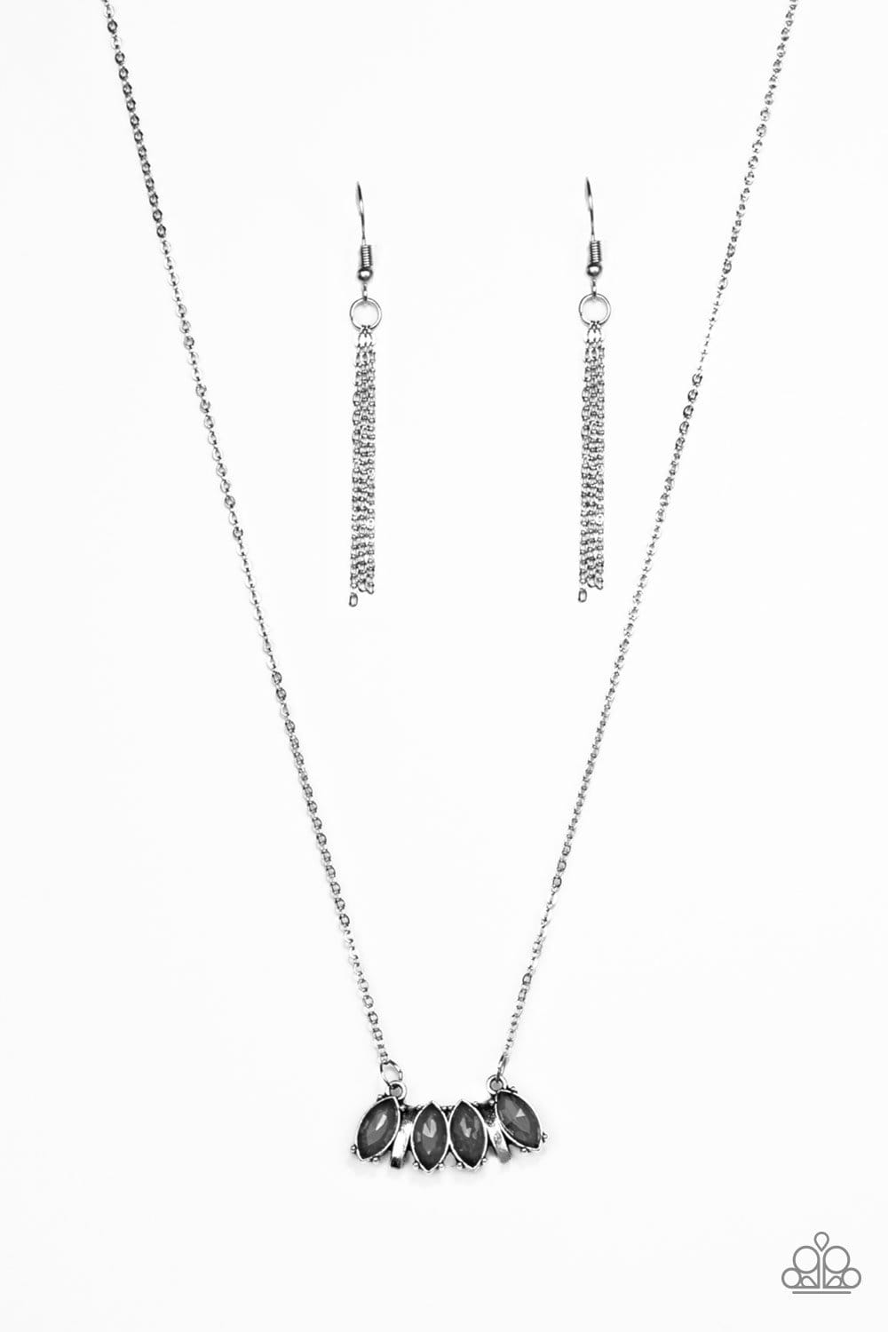 Deco Decadence - Silver Necklace