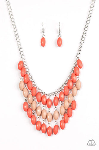 Delhi Diva - Orange Necklace