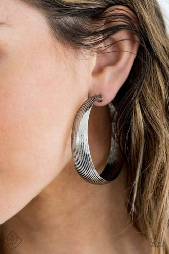Desert Wanderings - Silver - Paparazzi Earrings
