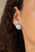 Load image into Gallery viewer, Diamond Daze - White - Paparazzi Earrings