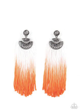Load image into Gallery viewer, DIP It Up - Orange - Paparazzi Earrings