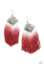 Load image into Gallery viewer, DIP The Scales - Red - Paparazzi Earrings
