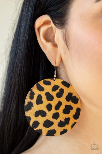 Doing GRR-eat - Brown - Paparazzi Earrings