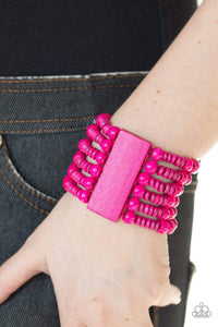 Dont Stop BELIZE-ing - Pink - Paparazzi Bracelet