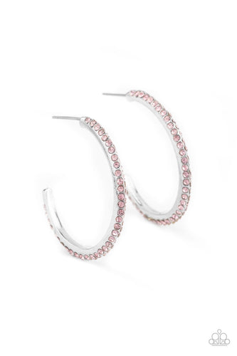 Dont Think Twice - Pink- Paparazzi Earrings