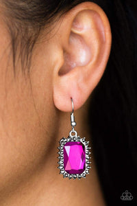 Downtown Dapper - Pink Earrings