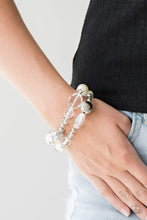 Load image into Gallery viewer, Downtown Dazzle - White - Paparazzi Bracelet
