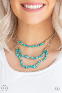 Eco Goddess - Blue Necklace