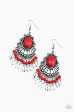 Load image into Gallery viewer, Eco Trip - Red Earrings
