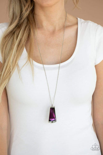 Empire State Elegance - Purple - Paparazzi Necklace