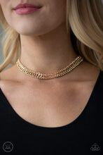 Load image into Gallery viewer, Empo-HER-ment - Gold - paparazzi Necklace