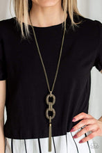 Load image into Gallery viewer, Enmeshed in Mesh - Brass Necklace