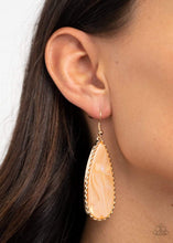 Load image into Gallery viewer, Ethereal Eloquence - Gold - Paparazzi Earrings