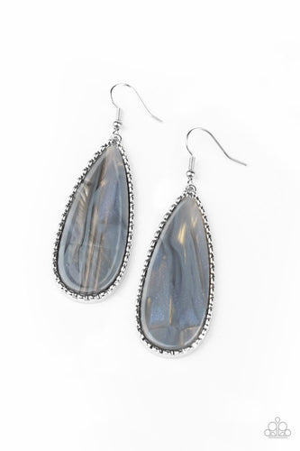 Ethereal Eloquence - Silver - Paparazzi Earrings
