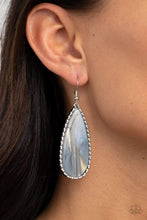 Load image into Gallery viewer, Ethereal Eloquence - Silver - Paparazzi Earrings