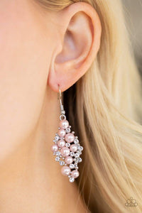 Famous Fashion - Pink - Paparazzi Earrings