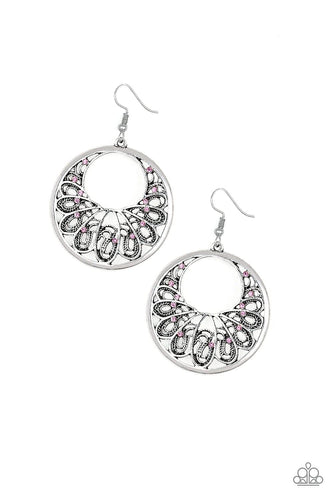 Fancy That - Pink - Paparazzi Earrings