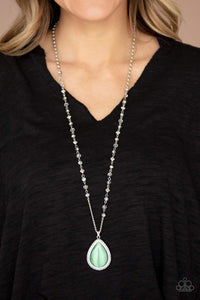 Fashion Flaunt - Green Necklace