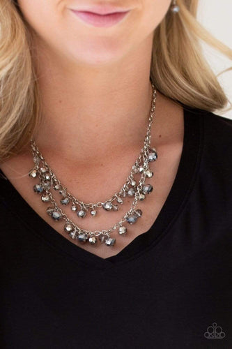 Fashion Show Fabulous - Silver Necklace