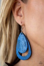 Load image into Gallery viewer, Fiery Firework - Blue Earrings