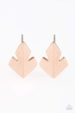 Load image into Gallery viewer, Fire Drill - Rose Gold Earrings