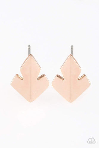 Fire Drill - Rose Gold Earrings