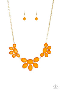 Flair Affair - Orange Necklace