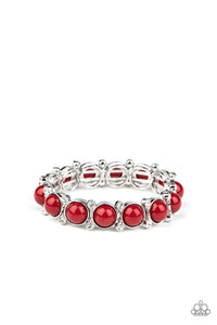 Flamboyantly Fruity - Red - Paparazzi Jewelry