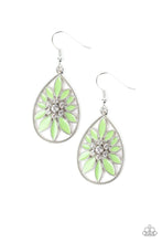 Load image into Gallery viewer, Floral Morals - Green Earrings