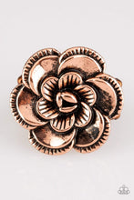 Load image into Gallery viewer, FLOWERBED and Breakfast - Copper - Paparazzi Ring