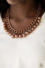 Load image into Gallery viewer, Get Off My Runway - Copper - Paparazzi Necklace
